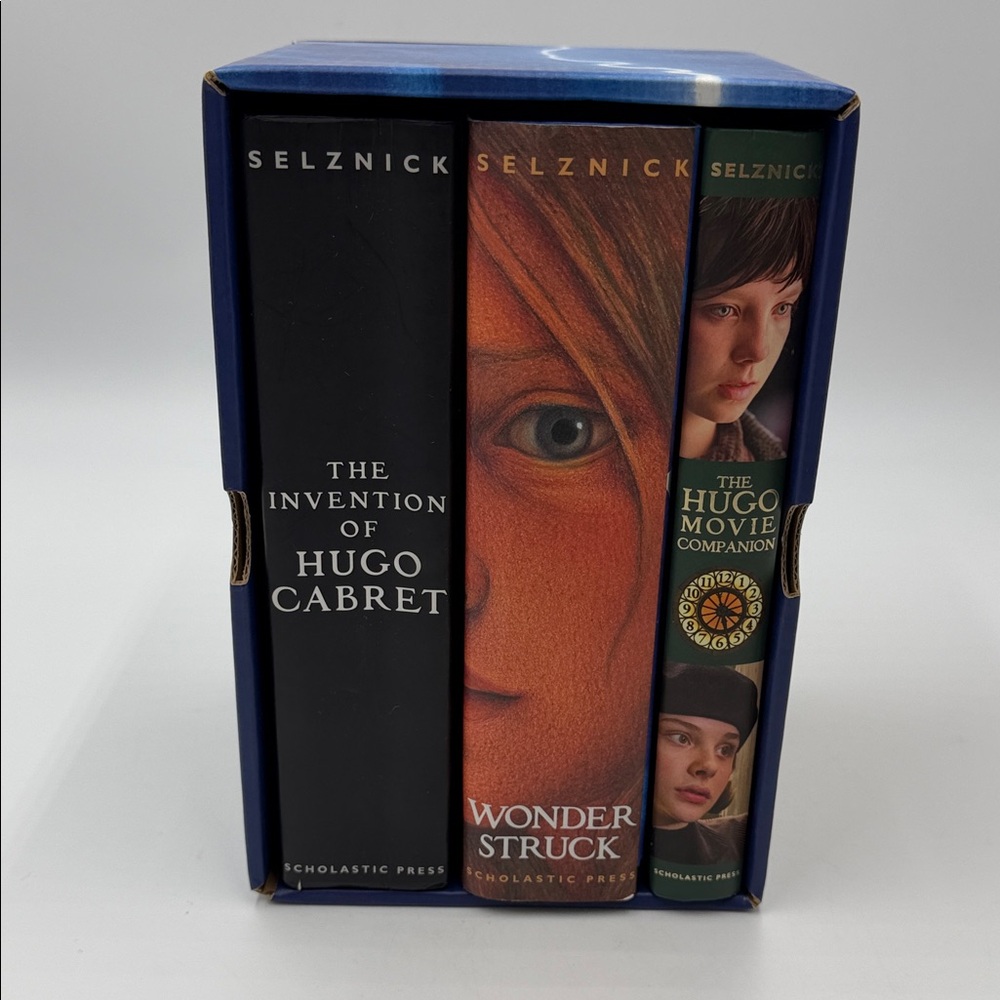 Brian Selznick Book Set Invention Of Hugo Cabaret Companion Wonder Struck